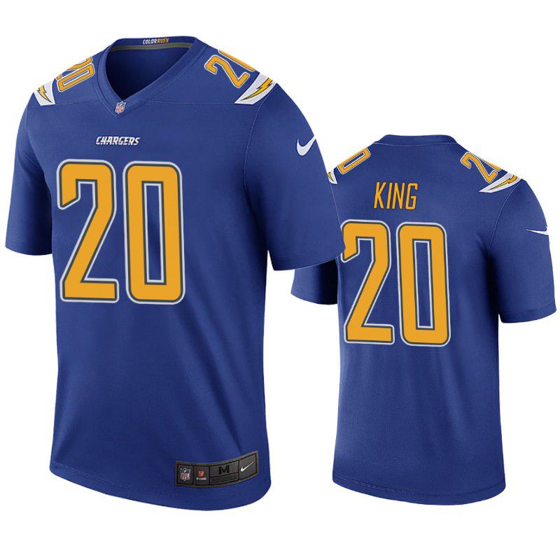 Men Los Angeles Chargers #20 Desmond King Nike Royal Color Rush Legend NFL Jersey->los angeles chargers->NFL Jersey